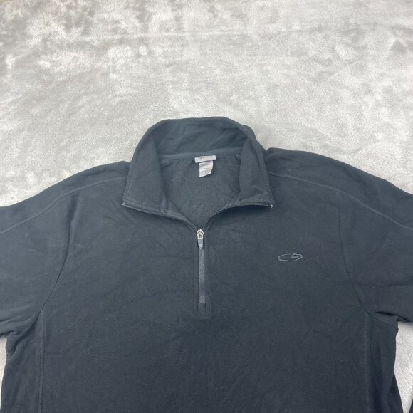 Champion Lightweight Winter Fleece Long Sleeve Quarter Zip Jacket Men's Medium - Picture 2 of 8